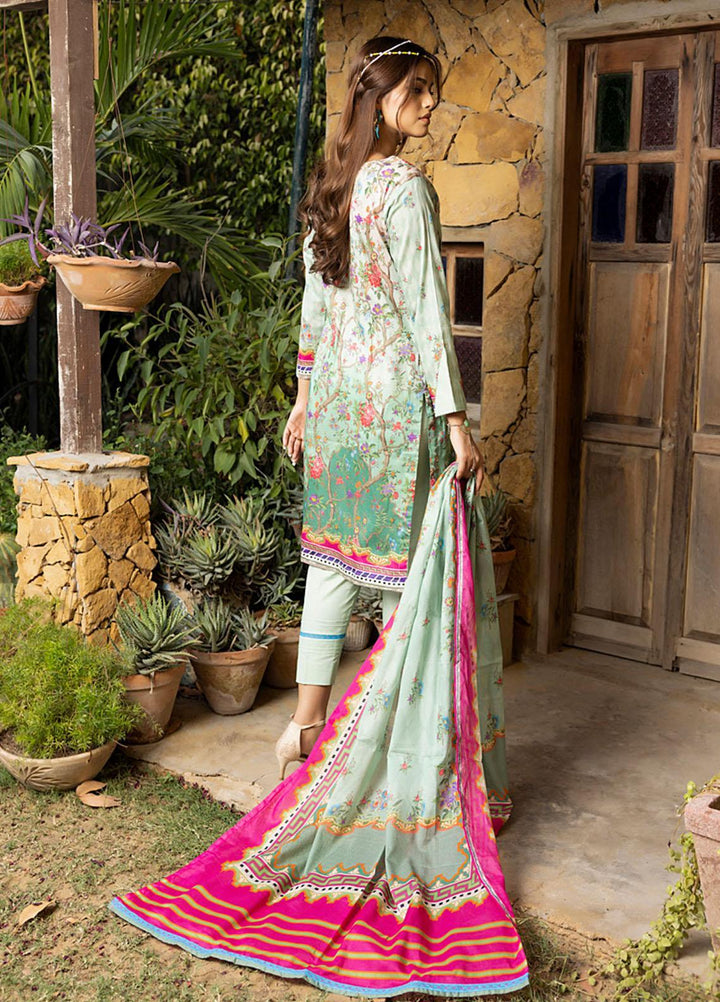 Orchid By Regalia Textiles Printed Lawn Suits Unstitched 3 Piece RGT23O D-3 - Summer Collection