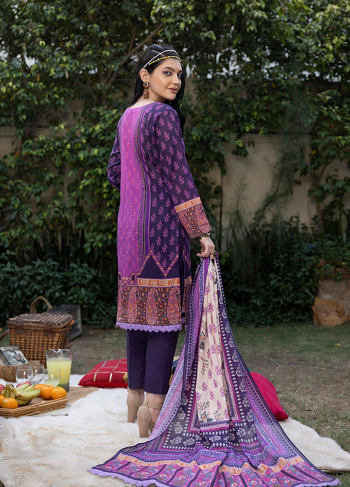 Orchid By Regalia Textiles Printed Lawn Suits Unstitched 3 Piece RGT23O D-6 - Summer Collection