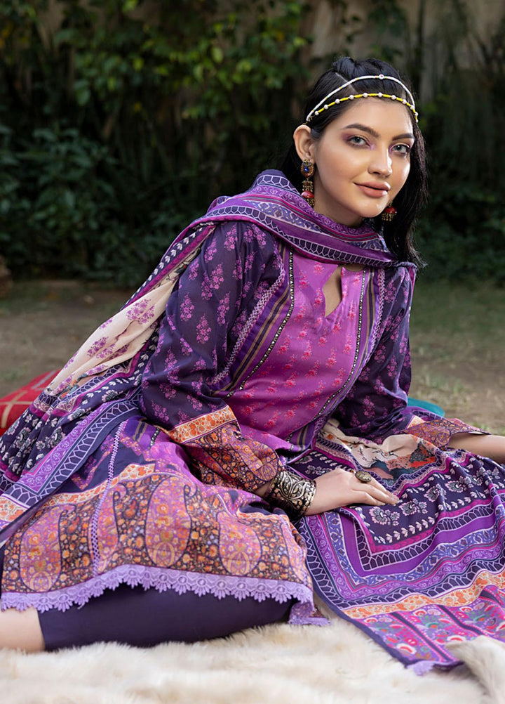 Orchid By Regalia Textiles Printed Lawn Suits Unstitched 3 Piece RGT23O D-6 - Summer Collection