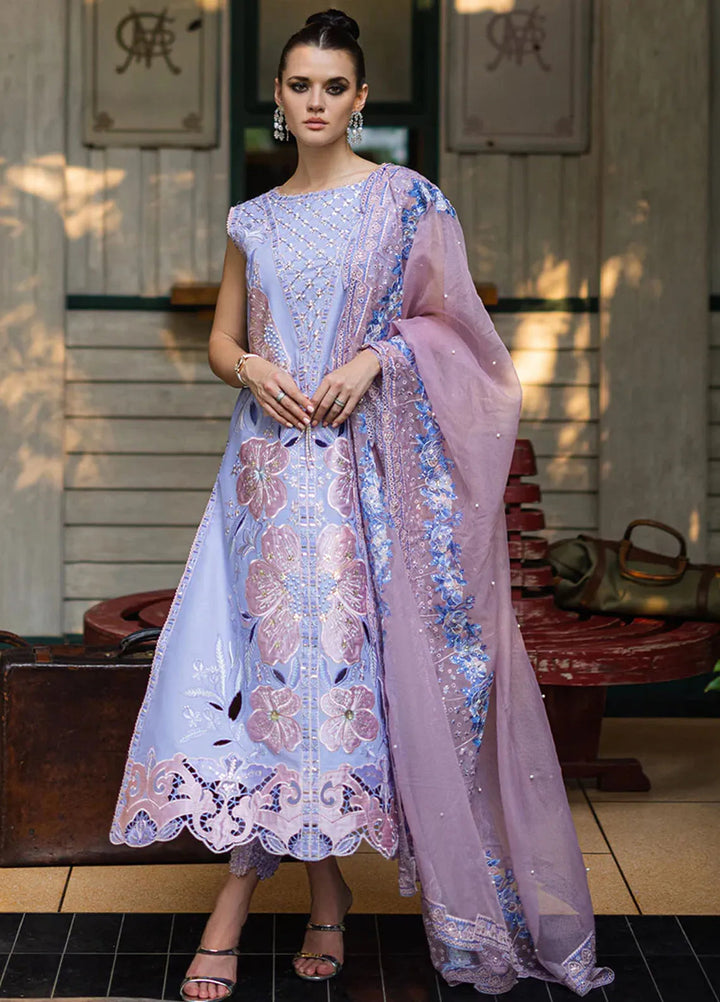 Orient Express By Mushq Embroidered Lawn Suits Unstitched 3 Piece MQ24OE D-08 Soleil - Luxury Collection