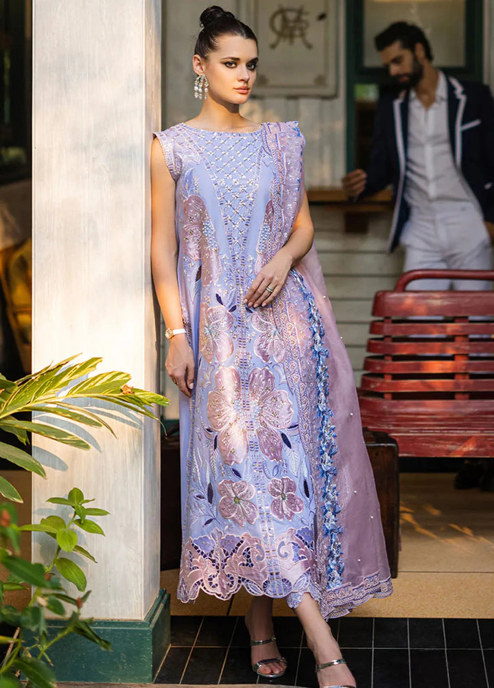 Orient Express By Mushq Embroidered Lawn Suits Unstitched 3 Piece MQ24OE D-08 Soleil - Luxury Collection