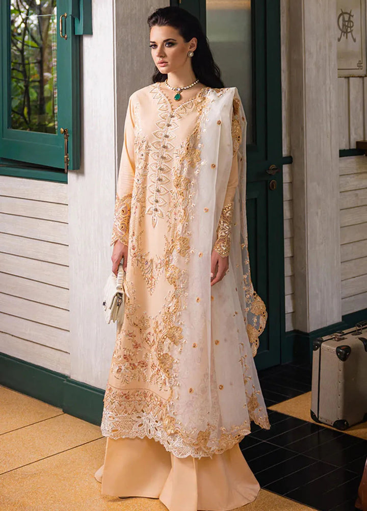 Orient Express By Mushq Embroidered Lawn Suits Unstitched 3 Piece MQ24OE D-10 Odyssey - Luxury Collection
