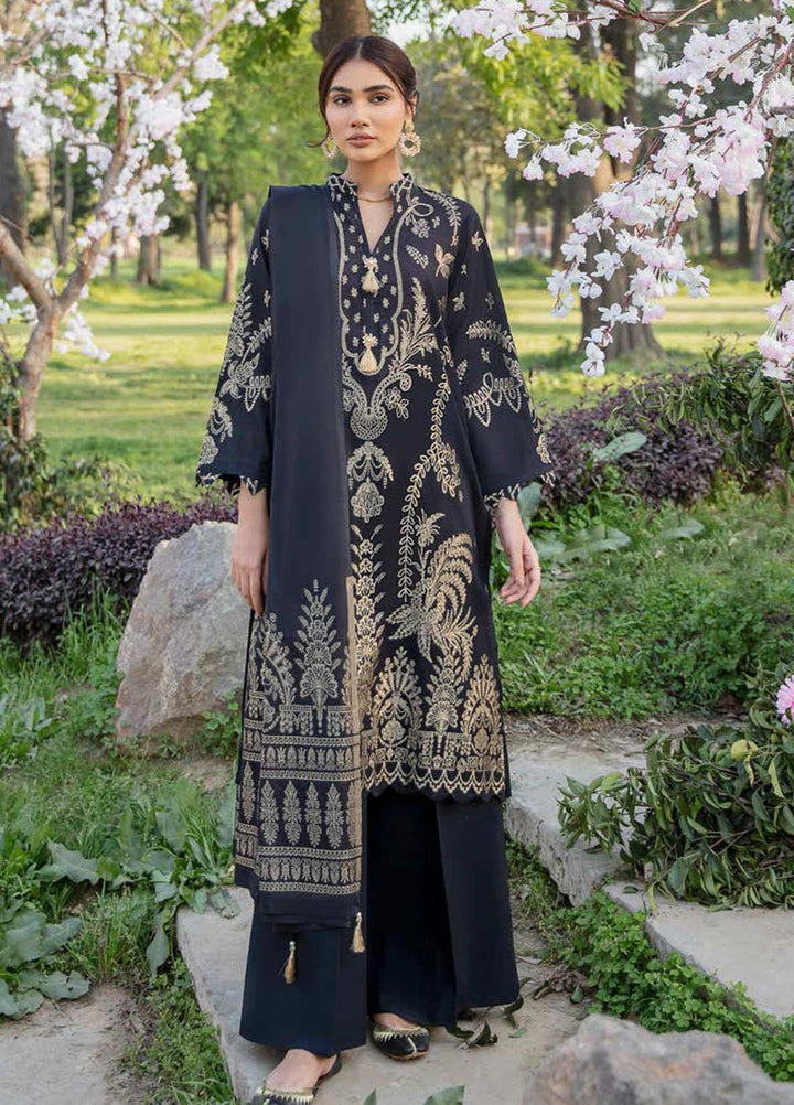 Darmiyaan by Orient Textile Embroidered Jacquard Suits Unstitched 3 Piece OT21FJ NRDS-257-Black - Festive Collection