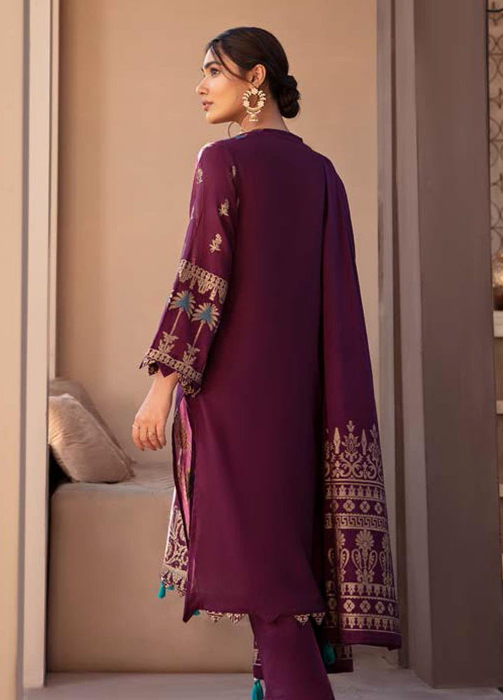 Darmiyaan by Orient Textile Embroidered Jacquard Suits Unstitched 3 Piece OT21FJ NRDS-259-Purple - Festive Collection