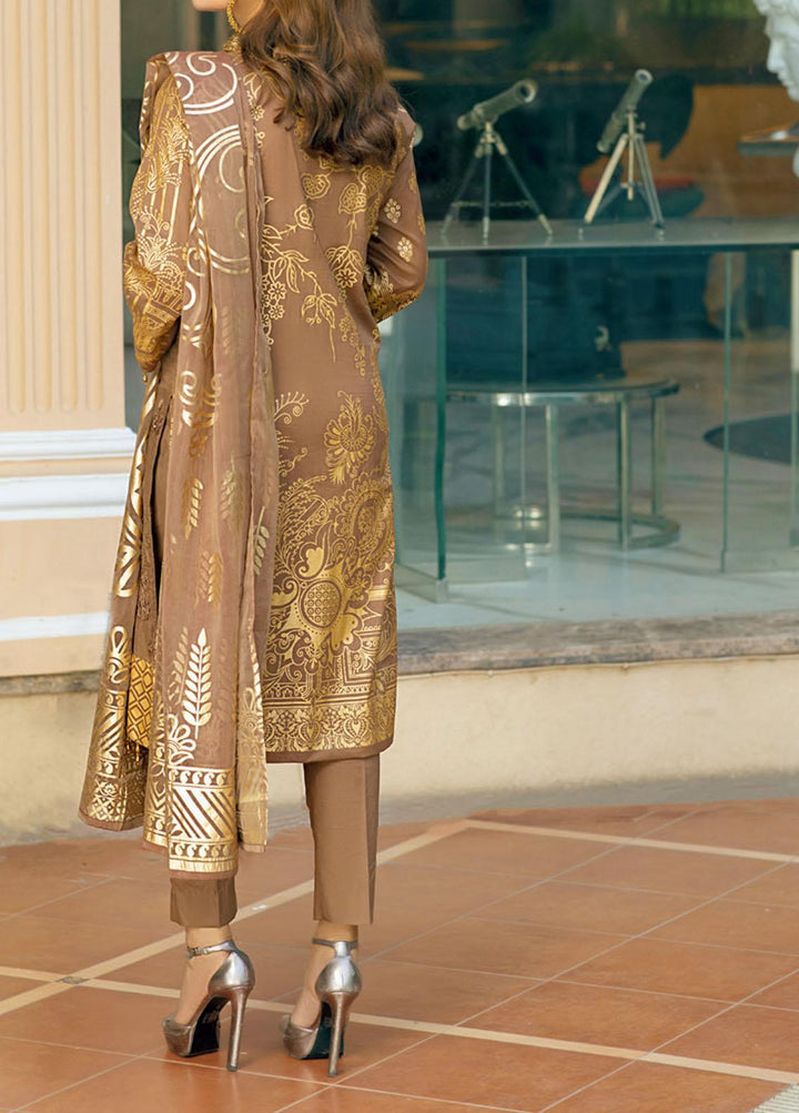 Oznur By Salitex Embroidered Lawn Suits Unstitched 3 Piece ST21-O2 00674A - Luxury Collection