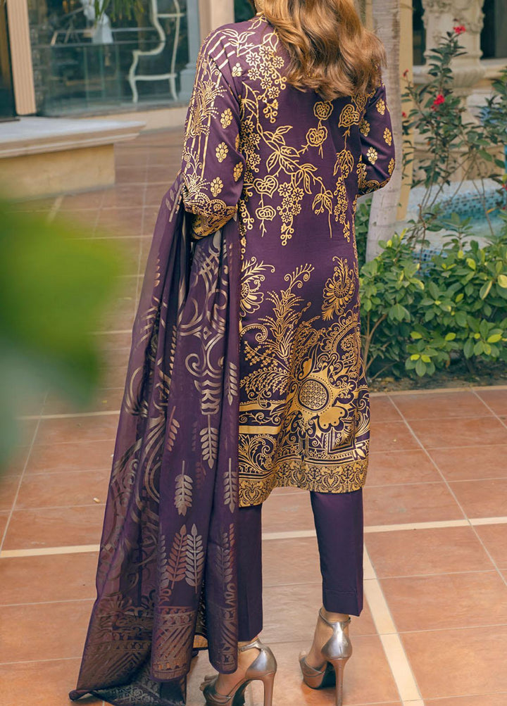 Oznur By Salitex Embroidered Lawn Suits Unstitched 3 Piece ST21-O2 00674B - Luxury Collection
