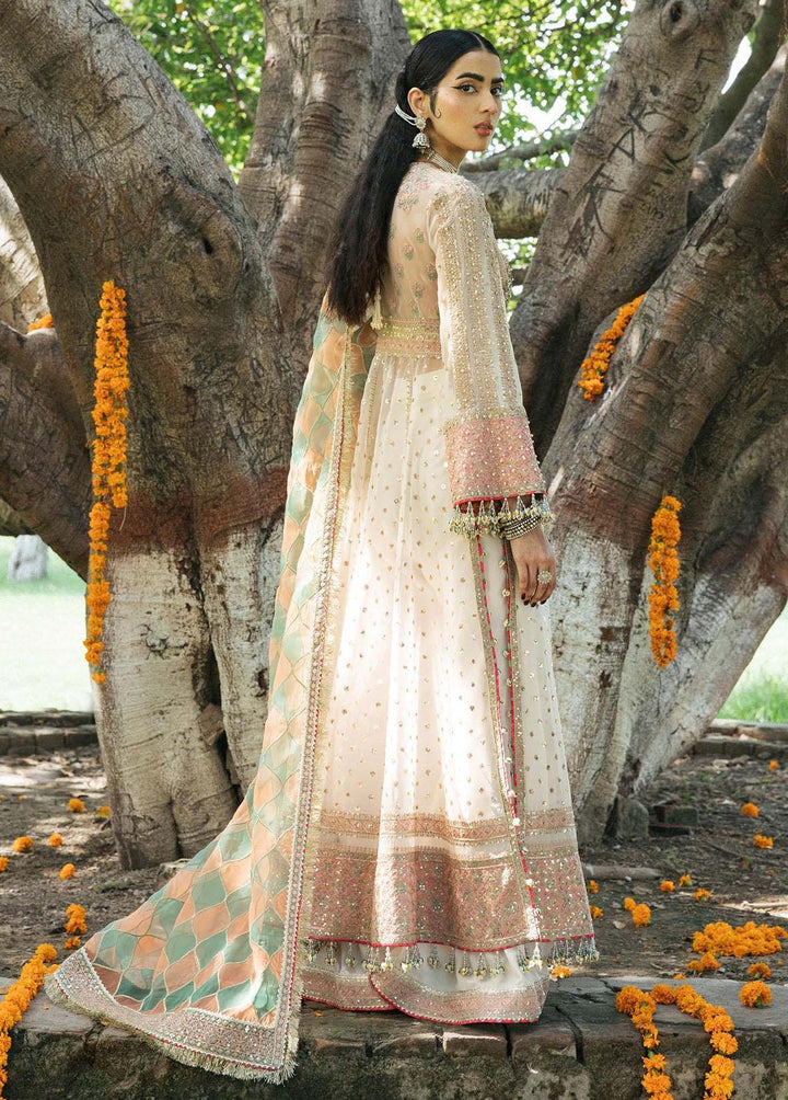 Paar by Hussain Rehar Embroidered Organza Suits Unstitched 3 Piece HRR22F Diya - Festive Collection