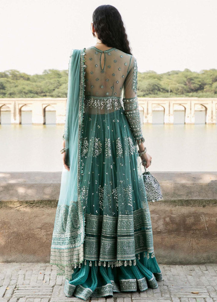 Paar by Hussain Rehar Embroidered Net Suits Unstitched 3 Piece HRR22F Safeena - Festive Collection