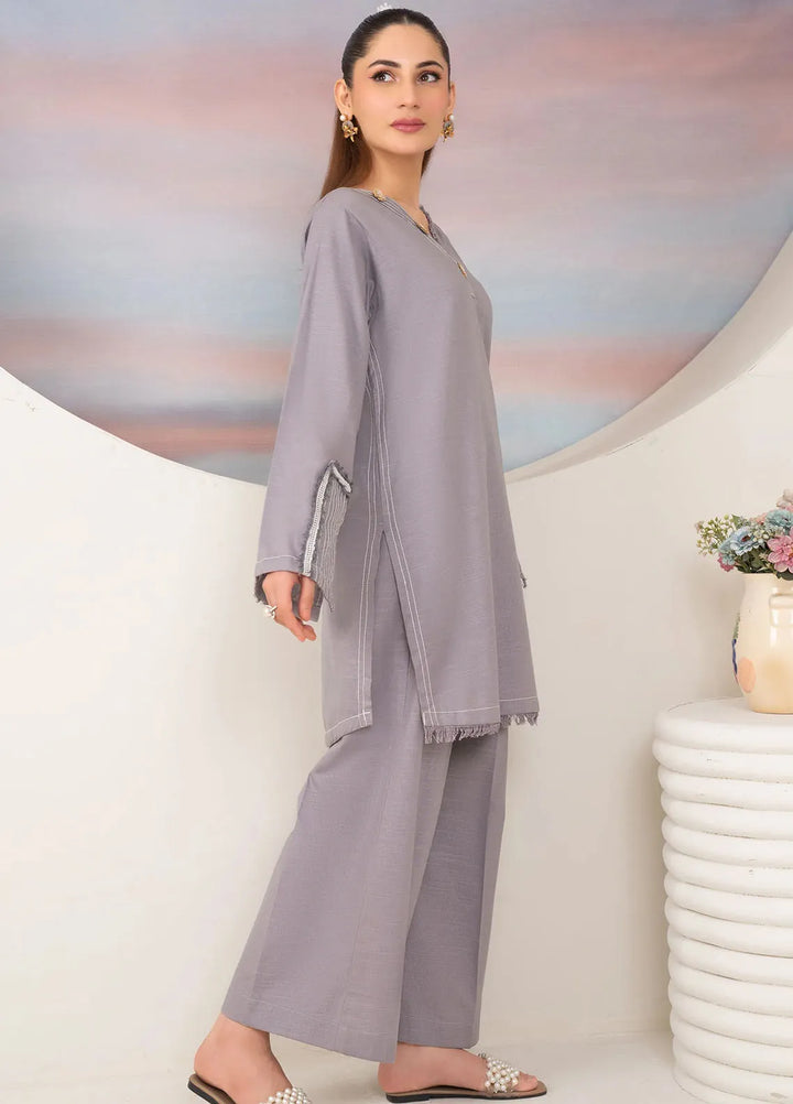 Panache Apparel Pret Casual Khaddar 3 Piece Suit Moonstone