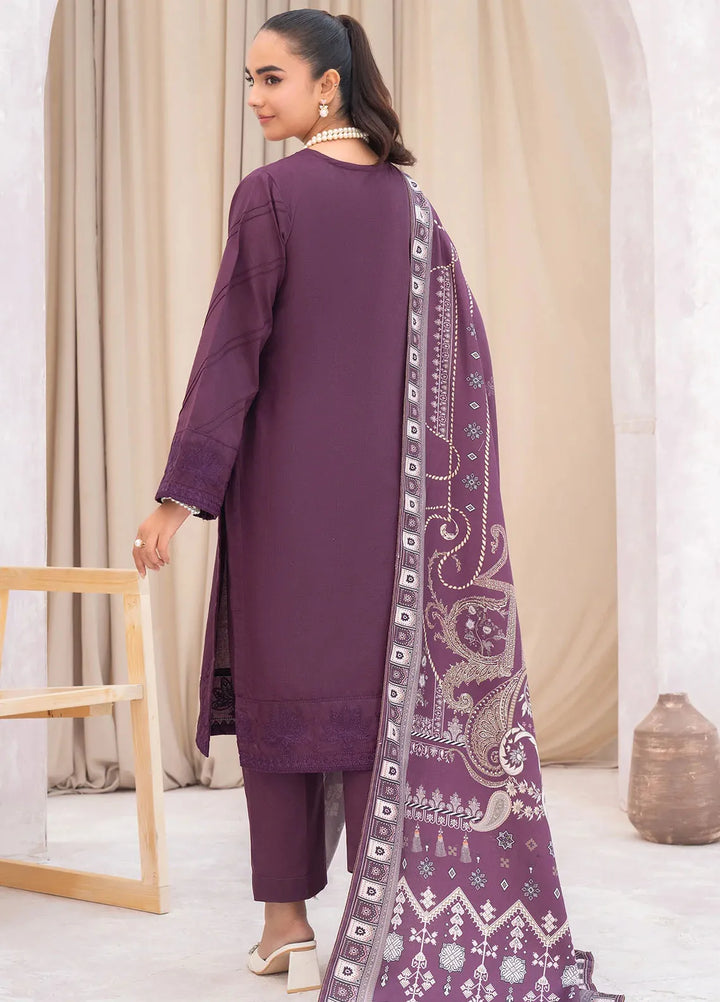 Panache Apparel Pret Embroidered Khaddar 3 Piece Suit Poise
