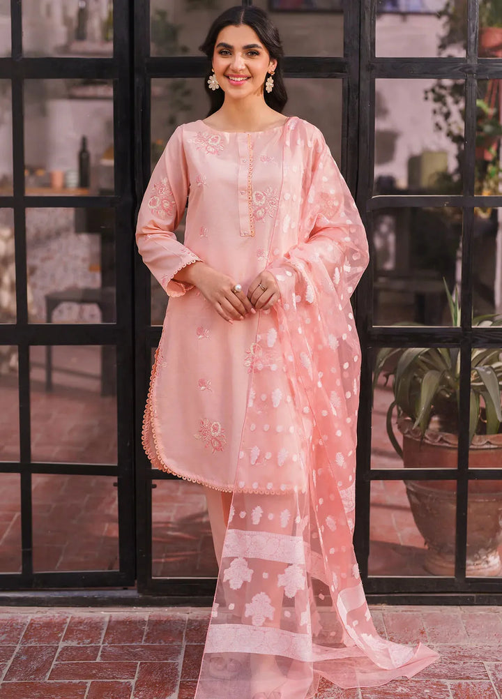 Panache Apparel Pret Embroidered Lawn 3 Piece Suit Rouge