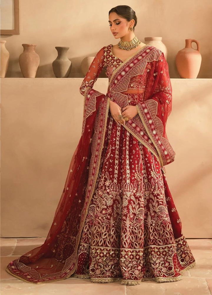 Panache by Ayzel Embroidered Organza Suit Unstitched 3 Piece AAF24PF D-04 Feya - Formals Collection