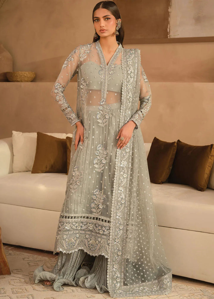 Panache by Ayzel Embroidered Organza Suit Unstitched 3 Piece AAF24PF D-05 Dasha - Formals Collection
