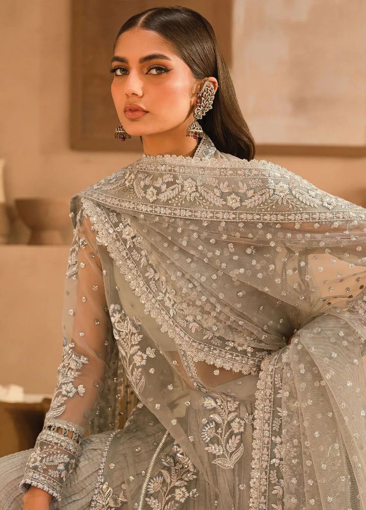 Panache by Ayzel Embroidered Organza Suit Unstitched 3 Piece AAF24PF D-05 Dasha - Formals Collection