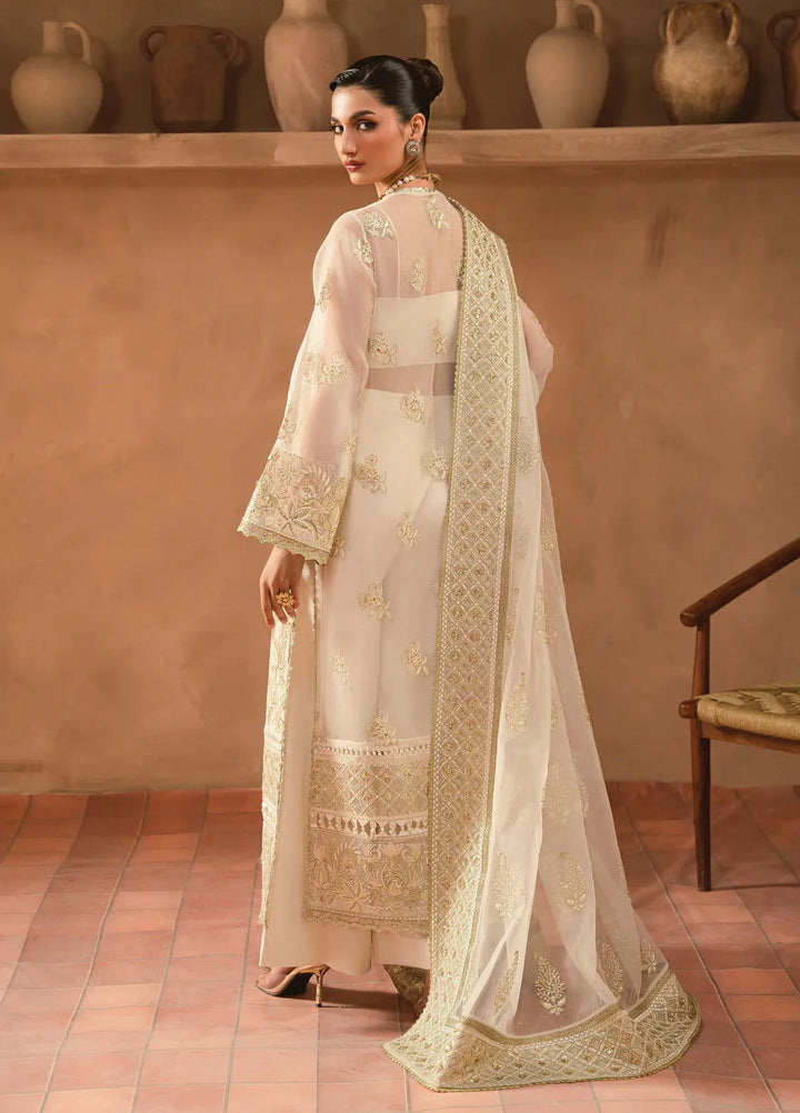 Panache by Ayzel Embroidered Organza Suit Unstitched 3 Piece AAF24PF D-09 Esfir - Formals Collection