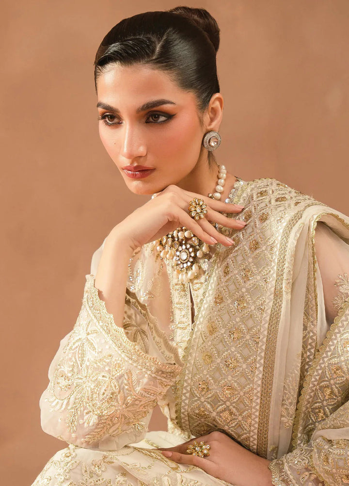 Panache by Ayzel Embroidered Organza Suit Unstitched 3 Piece AAF24PF D-09 Esfir - Formals Collection