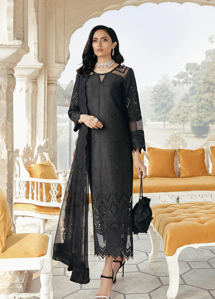 Dastaan By Panache Embroidered Lawn Suits Unstitched 3 Piece PN21D 07 - Luxury Collection