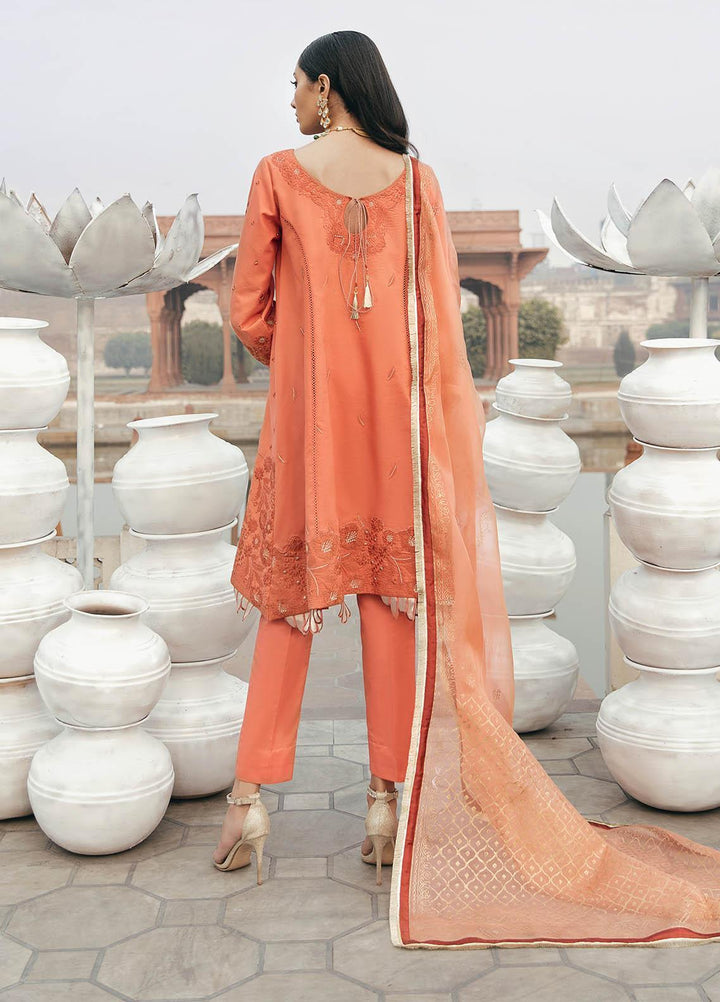 Dastaan By Panache Embroidered Lawn Suits Unstitched 3 Piece PN21D 08 - Luxury Collection