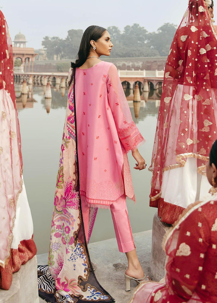 Dastaan By Panache Embroidered Lawn Suits Unstitched 3 Piece PN21D 11 - Luxury Collection