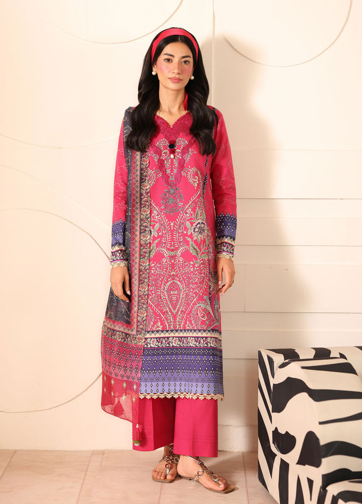 Pareesa by Roheenaz Printed Cambric Suits Unstitched 3 Piece RN25P RNZ-03 A Rameen - Summer Collection