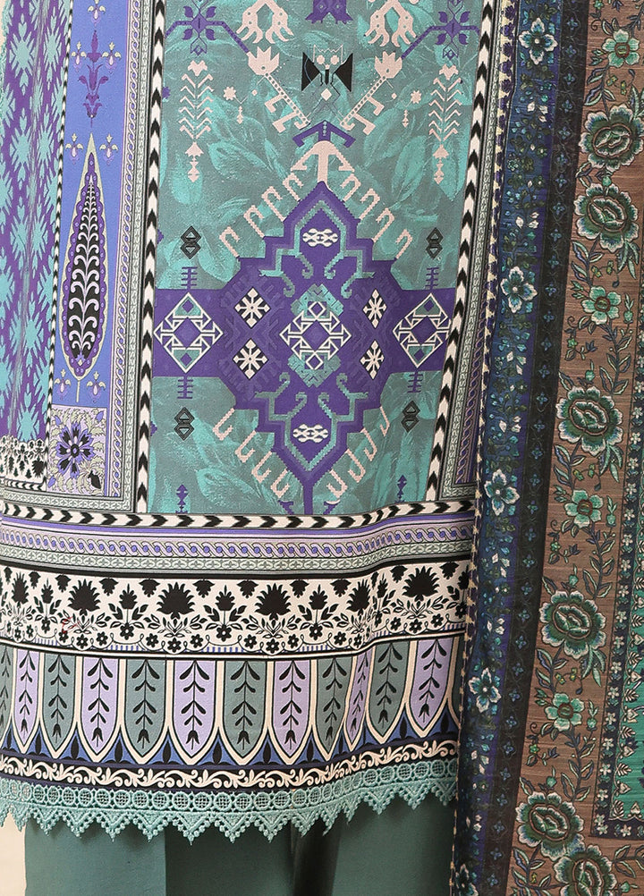 Pareesa by Roheenaz Printed Cambric Suits Unstitched 3 Piece RN25P RNZ-05 B Fabeha - Summer Collection