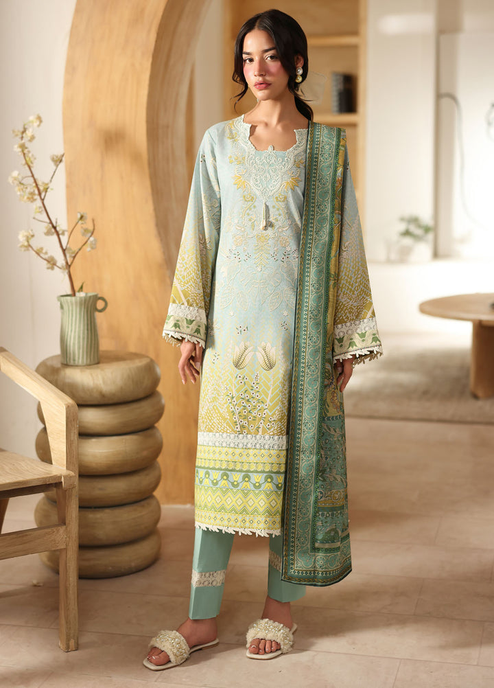 Pareesa by Roheenaz Printed Cambric Suits Unstitched 3 Piece RN25P RNZ-07 A Zirwa - Summer Collection