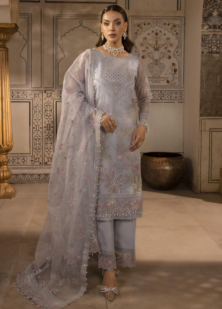Pari Naaz By Neeshay Embroidered Organza Suits Unstitched 4 Piece NSH23PN Aramish - Wedding Collection
