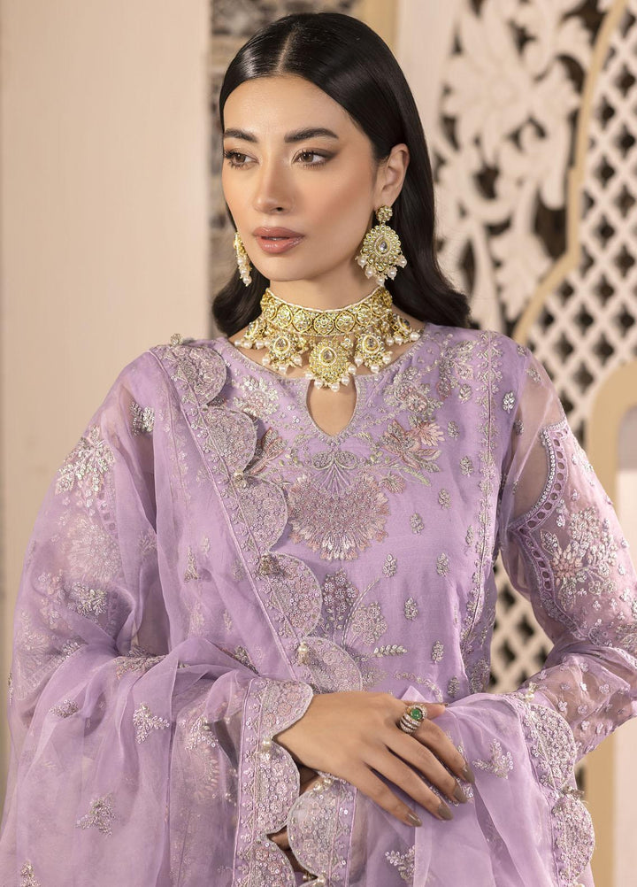 Pari Naaz By Neeshay Embroidered Organza Suits Unstitched 4 Piece NSH23PN Nazrana - Wedding Collection