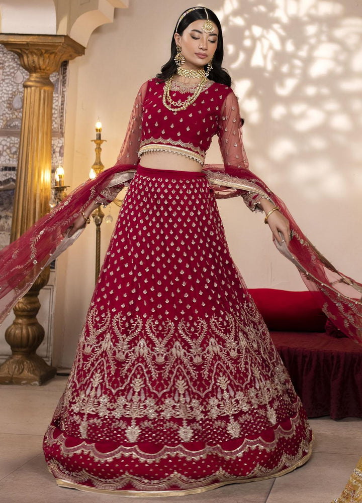 Pari Naaz By Neeshay Embroidered Net Suits Unstitched 4 Piece NSH23PN Rangrezah - Wedding Collection