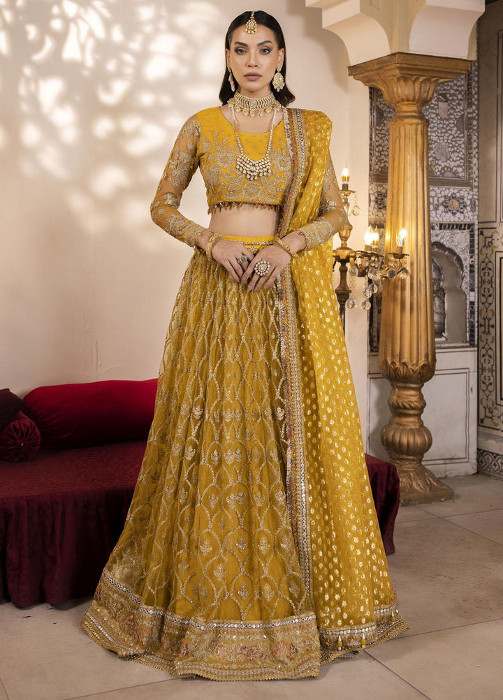 Pari Naaz By Neeshay Embroidered Net Suits Unstitched 4 Piece NSH23PN Zareen - Wedding Collection