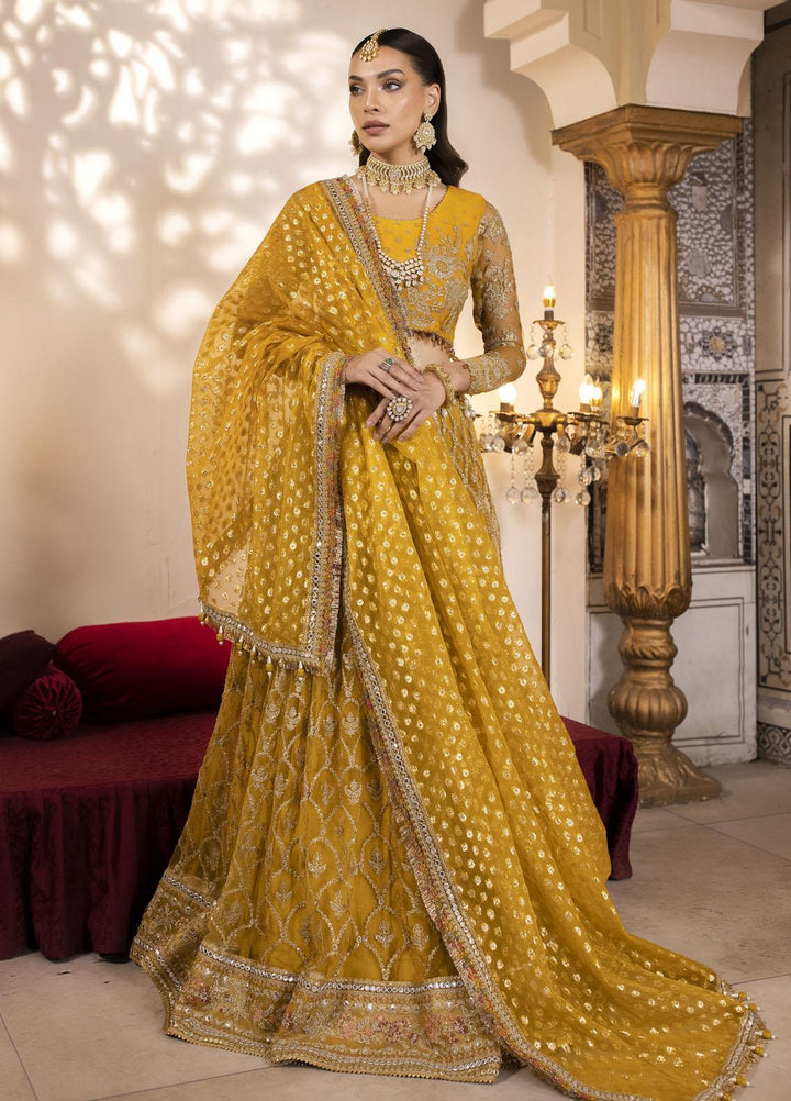 Pari Naaz By Neeshay Embroidered Net Suits Unstitched 4 Piece NSH23PN Zareen - Wedding Collection