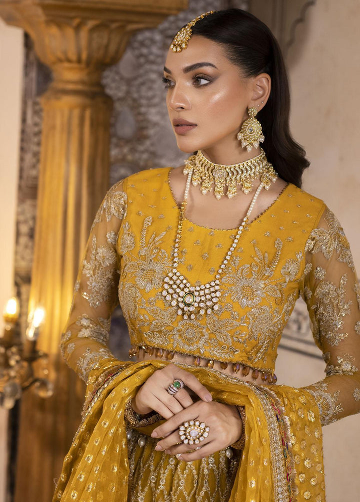 Pari Naaz By Neeshay Embroidered Net Suits Unstitched 4 Piece NSH23PN Zareen - Wedding Collection