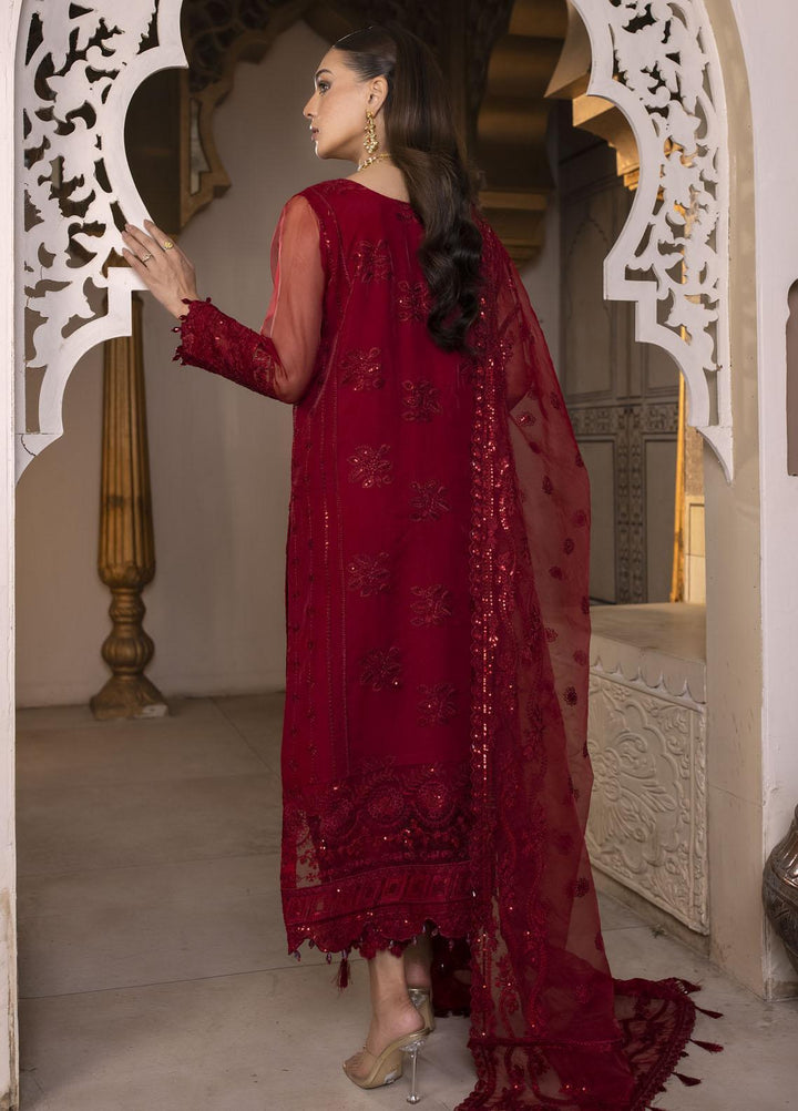 Pari Naaz By Neeshay Embroidered Organza Suits Unstitched 4 Piece NSH23PN Ziba - Wedding Collection