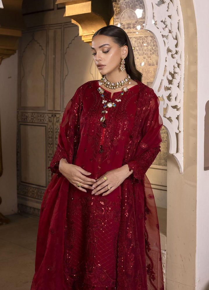 Pari Naaz By Neeshay Embroidered Organza Suits Unstitched 4 Piece NSH23PN Ziba - Wedding Collection
