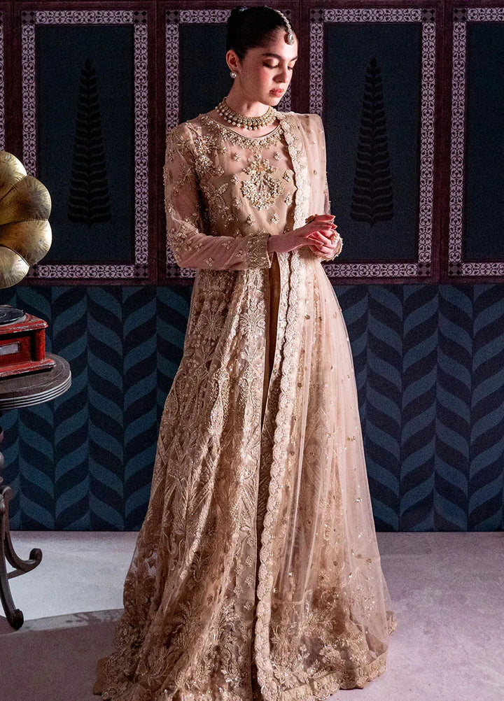 Parinaaz By Neeshay Embroidered Net Suit Unstitched 3 Piece NSH24P Zarifa - Formal Collection