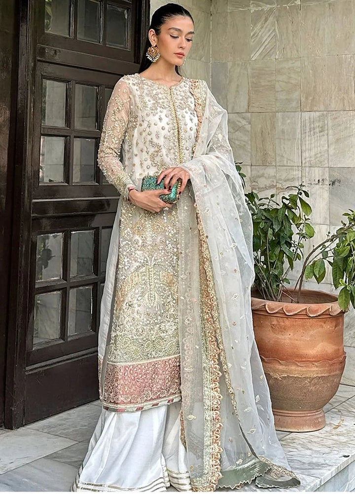 Parinaaz By Neeshay Embroidered Organza Suit Unstitched 3 Piece NSH24P Pakiza - Formal Collection