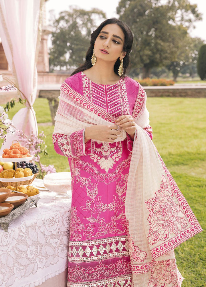 Parishay Embroidered Lawn Suits Unstitched 3 Piece PRS22FE Tahira - Festive Collection