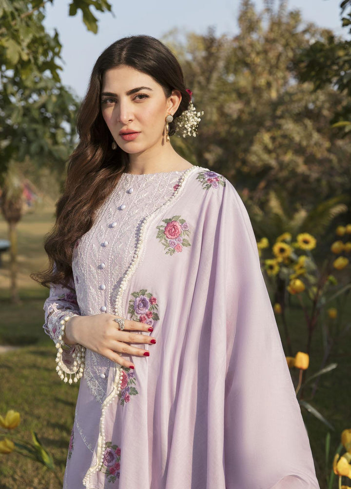 Parishay Embroidered Lawn Suits Unstitched 3 Piece PR23LL D-02 - Luxury Summer Collection