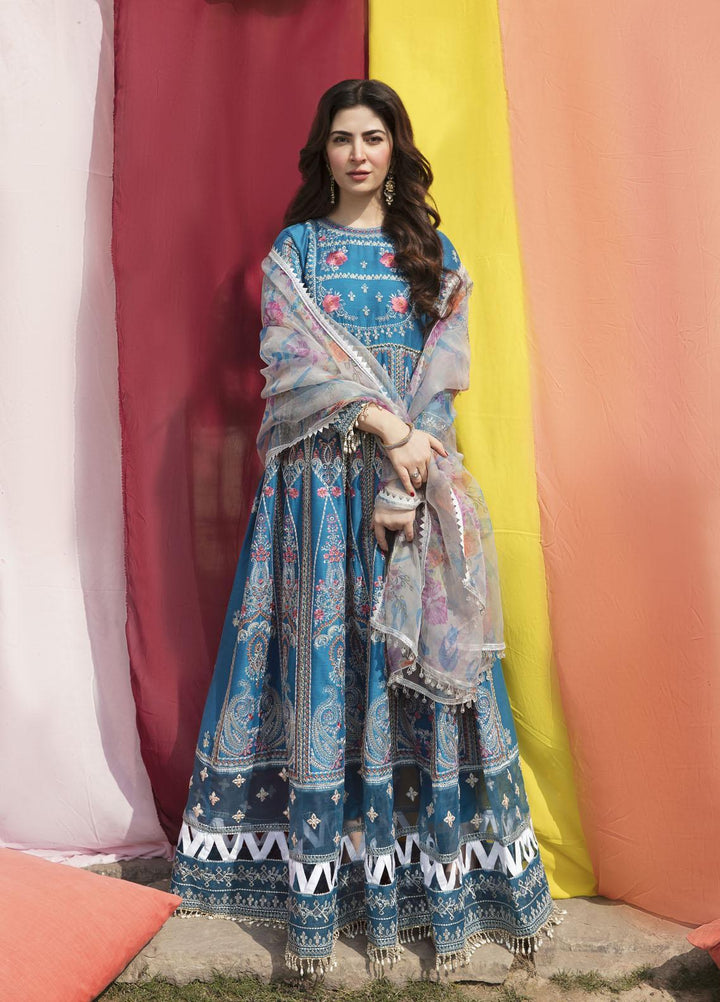 Parishay Embroidered Lawn Suits Unstitched 3 Piece PR23LL D-05 - Luxury Summer Collection