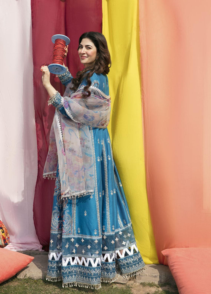 Parishay Embroidered Lawn Suits Unstitched 3 Piece PR23LL D-05 - Luxury Summer Collection