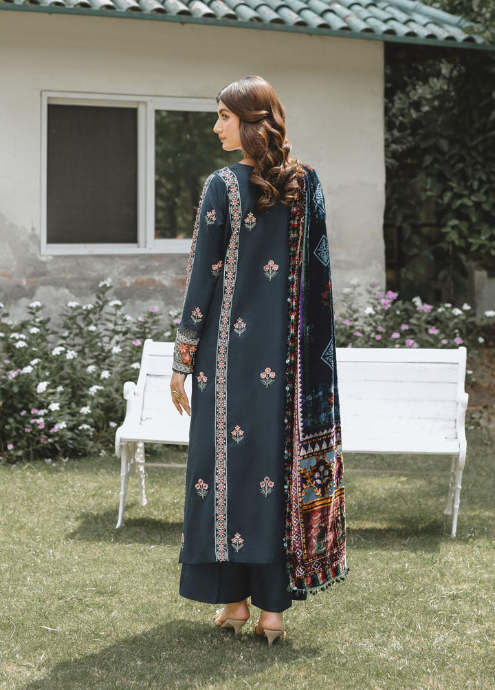 Parishay Embroidered Corduroy Suits Unstitched 3 Piece PRS22LW D-01 - Winter Collection