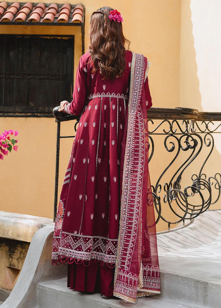 Parishay Embroidered Corduroy Suits Unstitched 3 Piece PRS22LW D-04 - Winter Collection