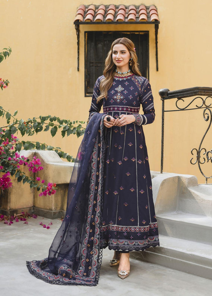 Parishay Embroidered Corduroy Suits Unstitched 3 Piece PRS22LW D-05 - Winter Collection