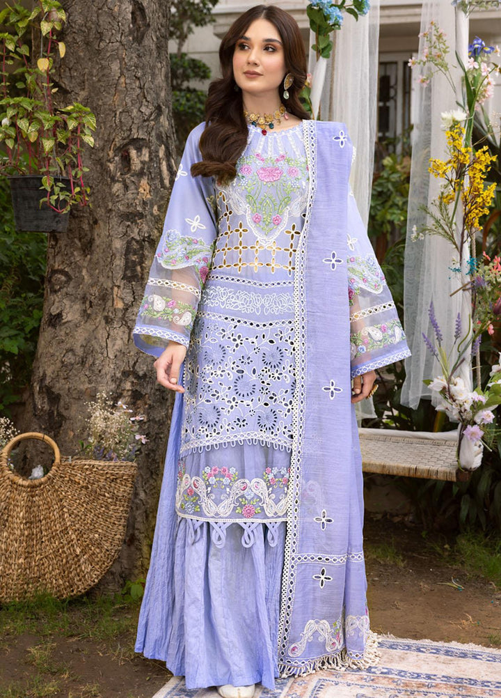 Parishay Embroidered Schiffli Suits Unstitched 3 Piece PR23LL-E2 LLE-02 - Luxury Collection
