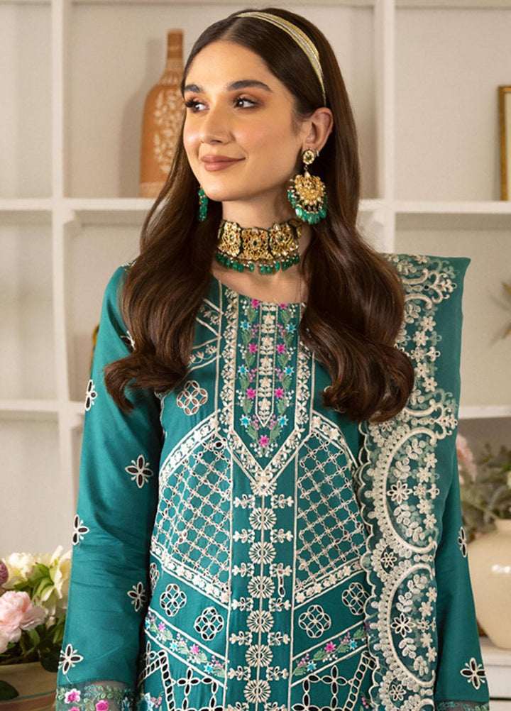 Parishay Embroidered Schiffli Suits Unstitched 3 Piece PR23LL-E2 LLE-10 - Luxury Collection