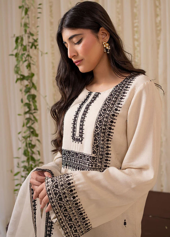 Pashma Khan Embroidered 3 Piece Jugnu