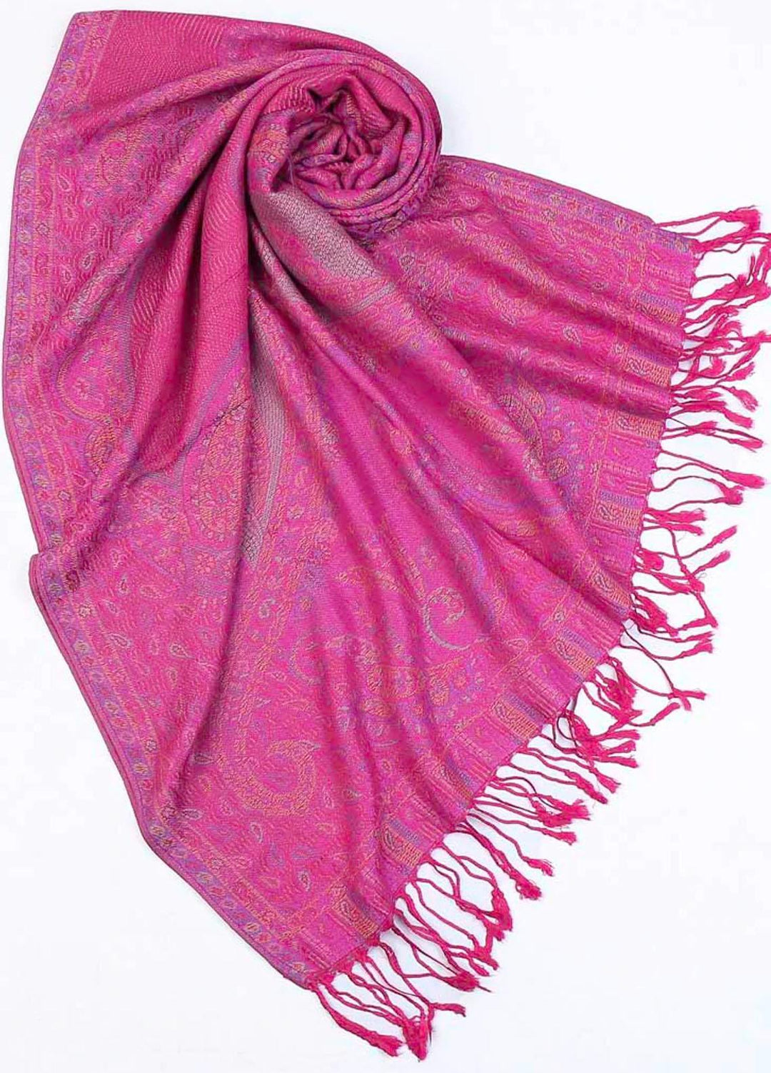 Abaya pk Cashmere Hijab ABA22HB SHOCKING PINK CASHMERE - Pashmina Hijabs