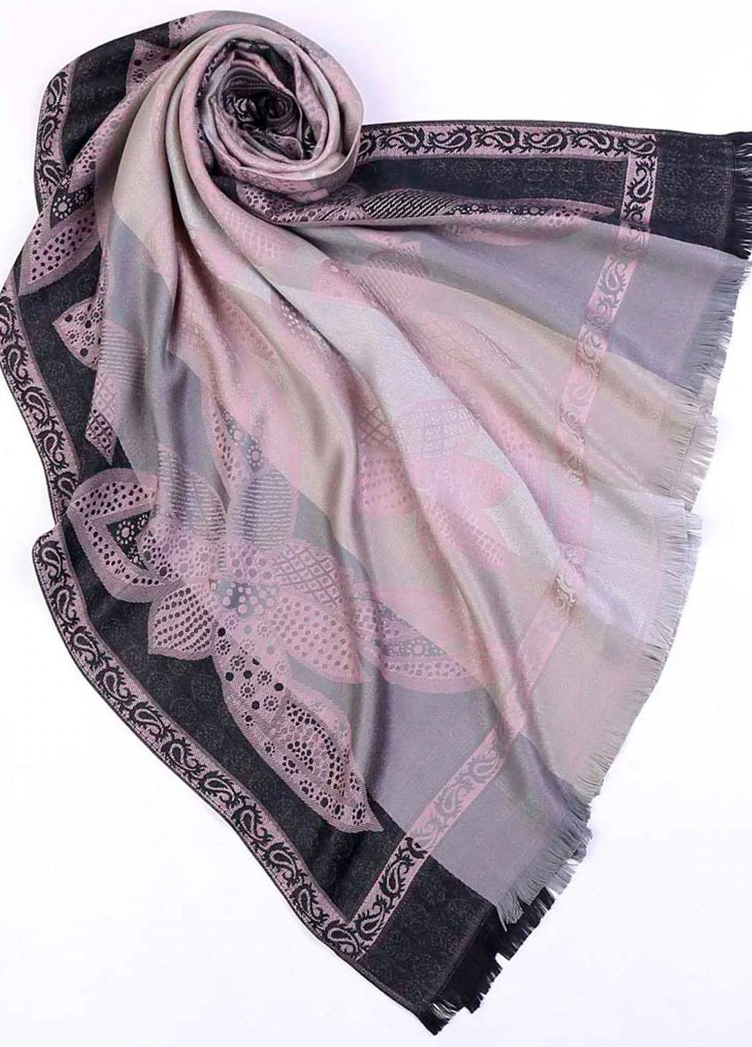 Abaya pk Cashmere Hijab ABA22HB PINK FROST CASHMERE - Pashmina Hijabs