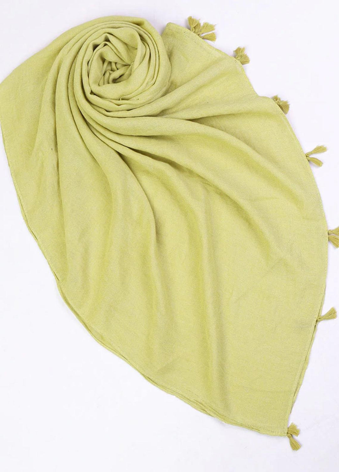 Abaya pk Pashmina Hijab ABA22HB LIME PASHMINA - Pashmina Hijabs