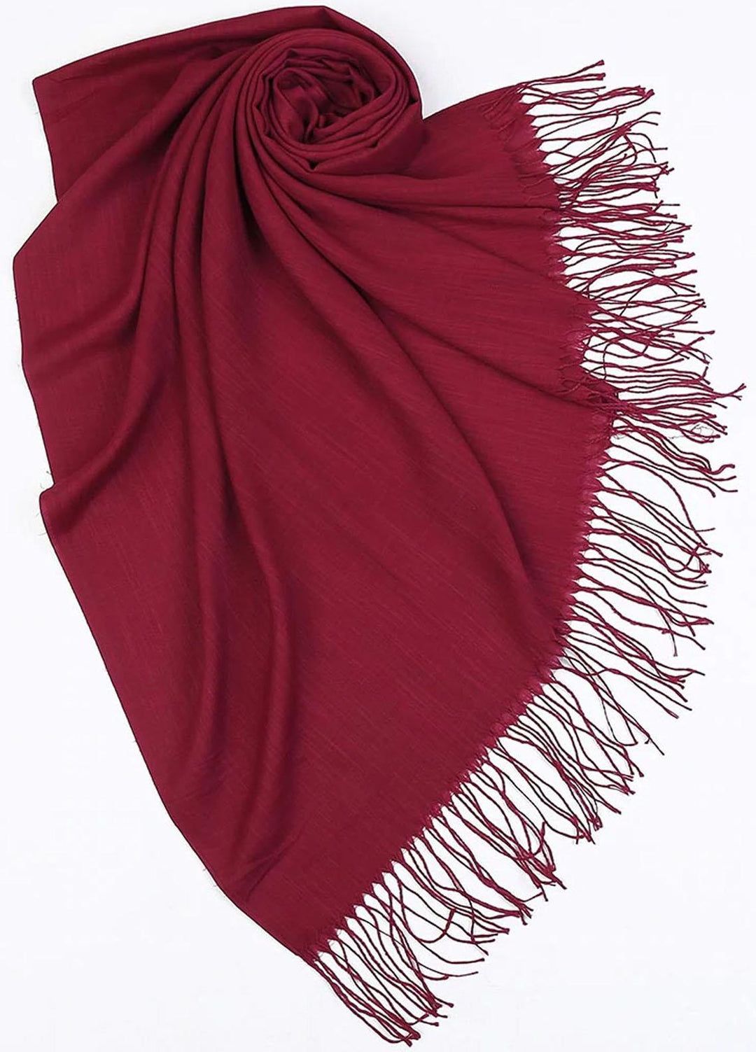 Abaya pk Cashmere Hijab ABA22HB BURGUNDY CASHMERE - Pashmina Hijabs